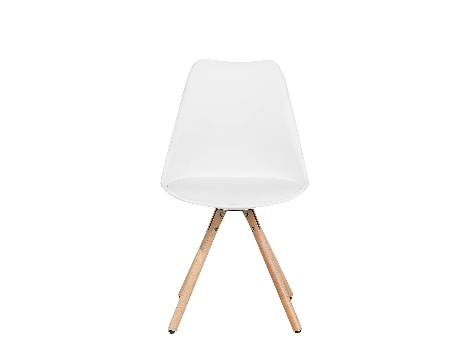 Lot de 2 chaises de salle à manger DAKOTA Blanc