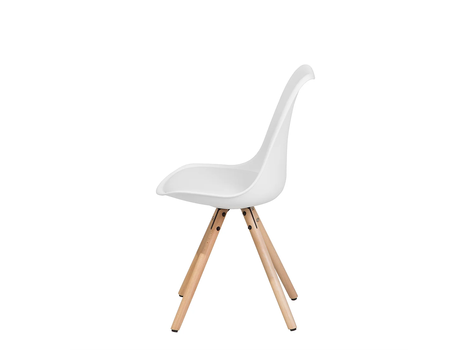 Lot de 2 chaises de salle à manger DAKOTA Blanc