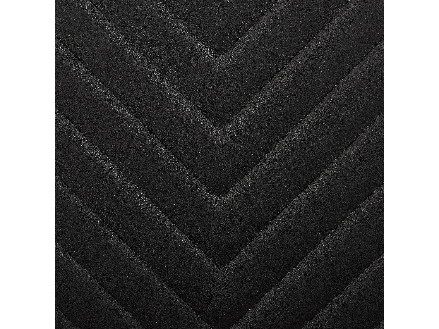 Lot de 2 chaises de salle à manger PICKNES Cuir PU Noir