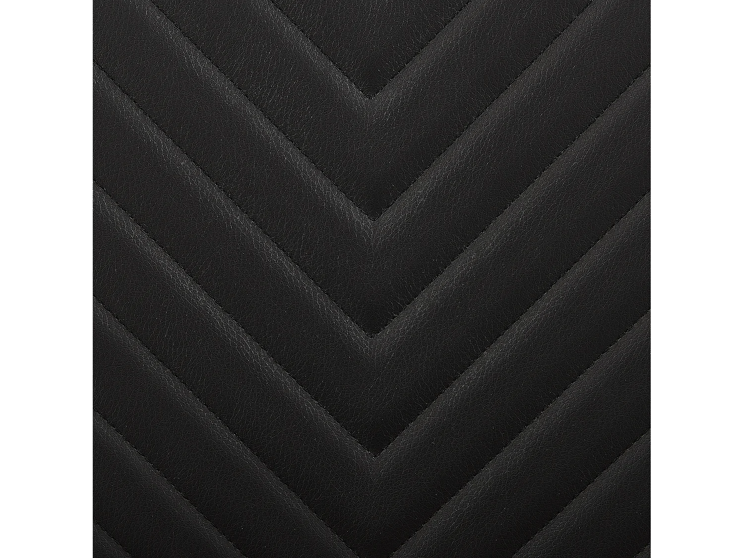 Lot de 2 chaises de salle à manger PICKNES Cuir PU Noir