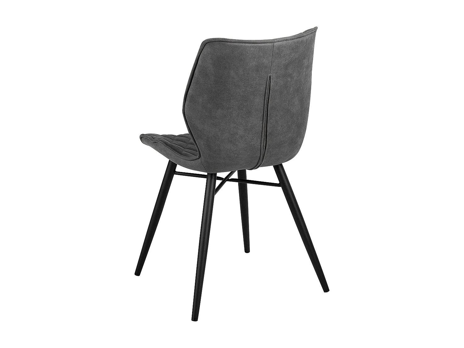 Conjunto de 2 cadeiras de jantar LISLE Cinzento
