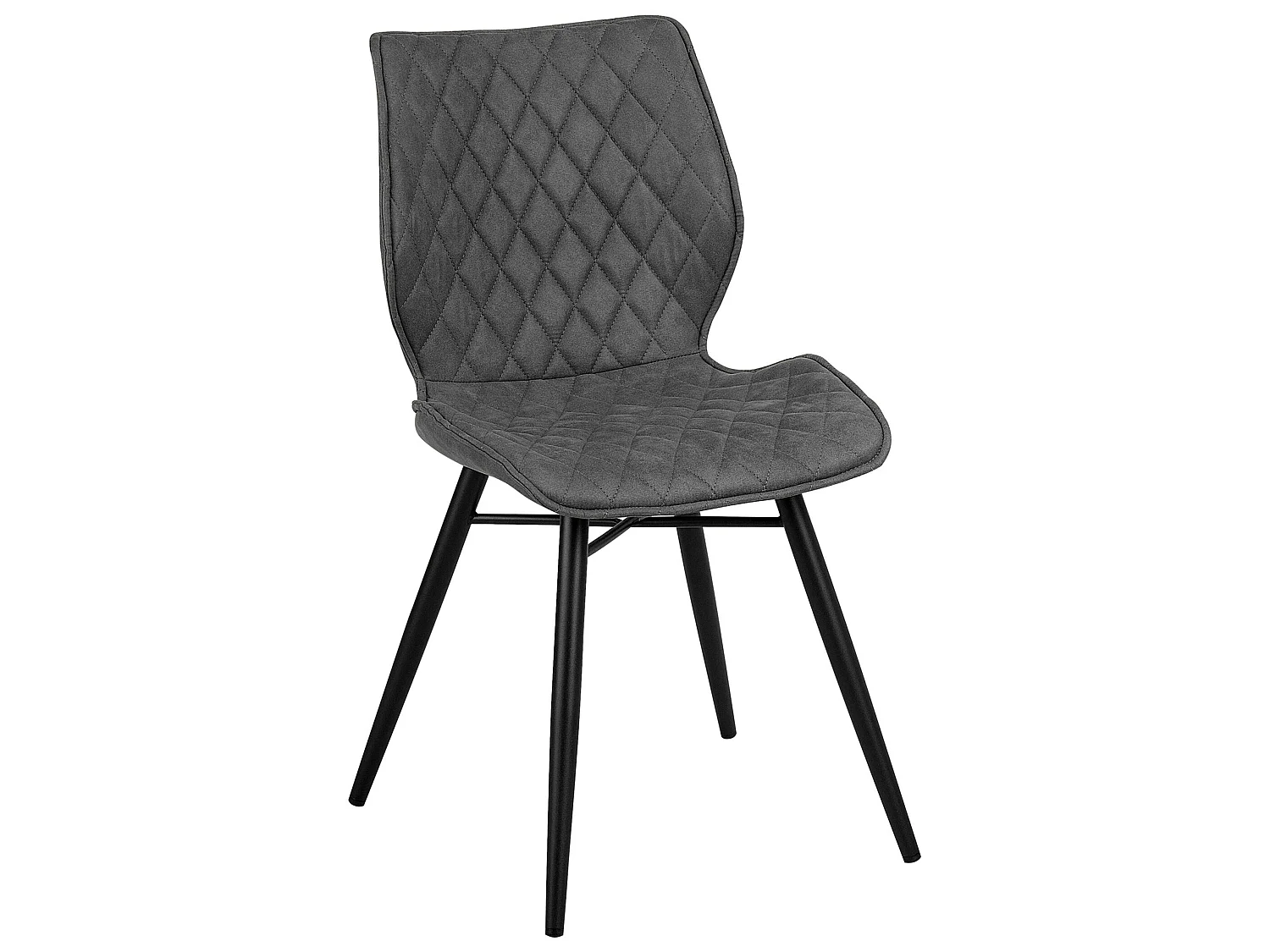 Lot de 2 chaises de salle à manger LISLE Gris