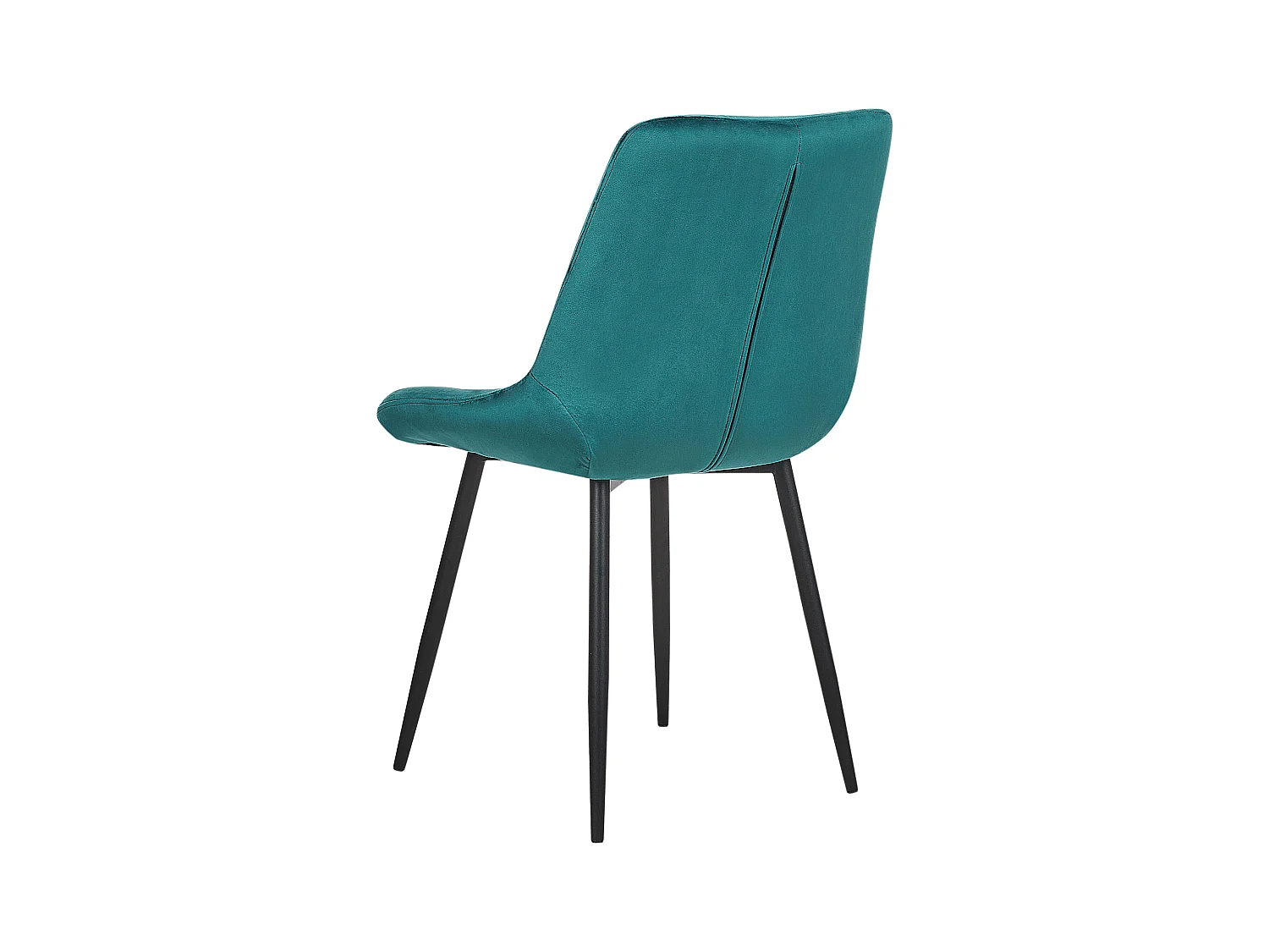 Set van 2 eetkamerstoelen MELROSE Fluweel Turquoise
