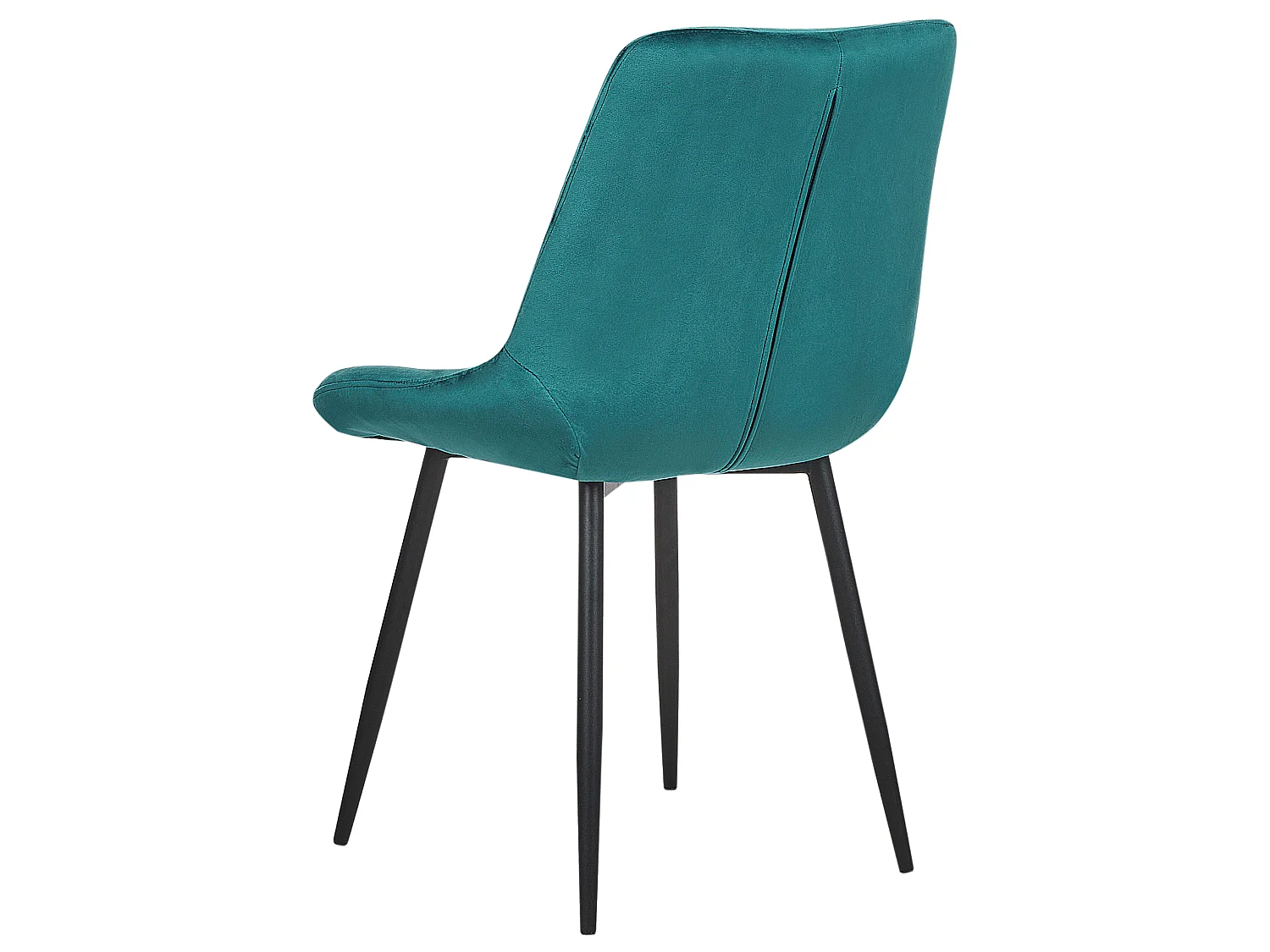 Lot de 2 chaises de salle à manger MELROSE Velours Turquoise