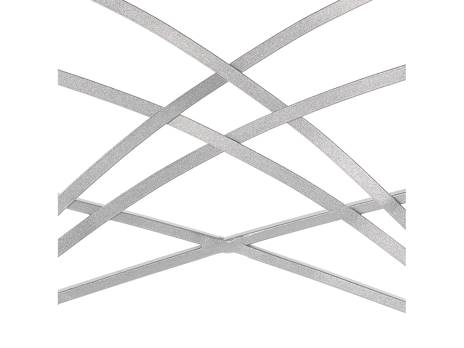 Set van 2 eetkamerstoelen GIRARD Metaal Zilver