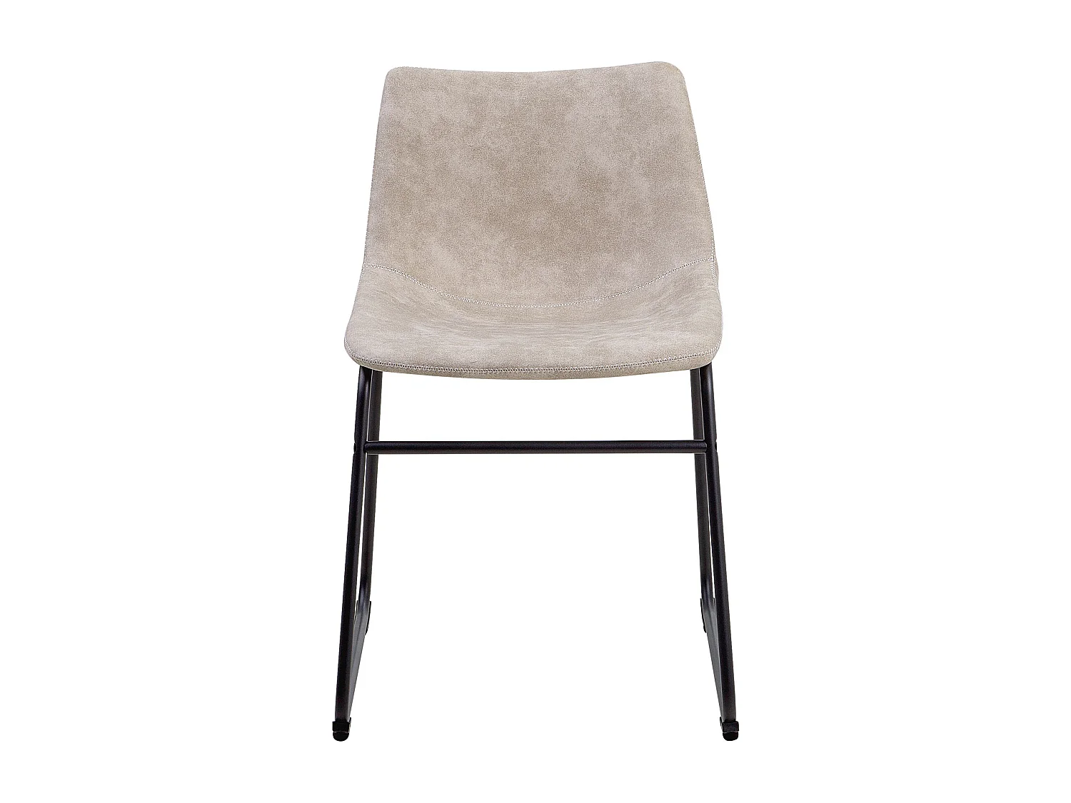 Lot de 2 chaises de salle à manger BATAVIA Tissu Beige