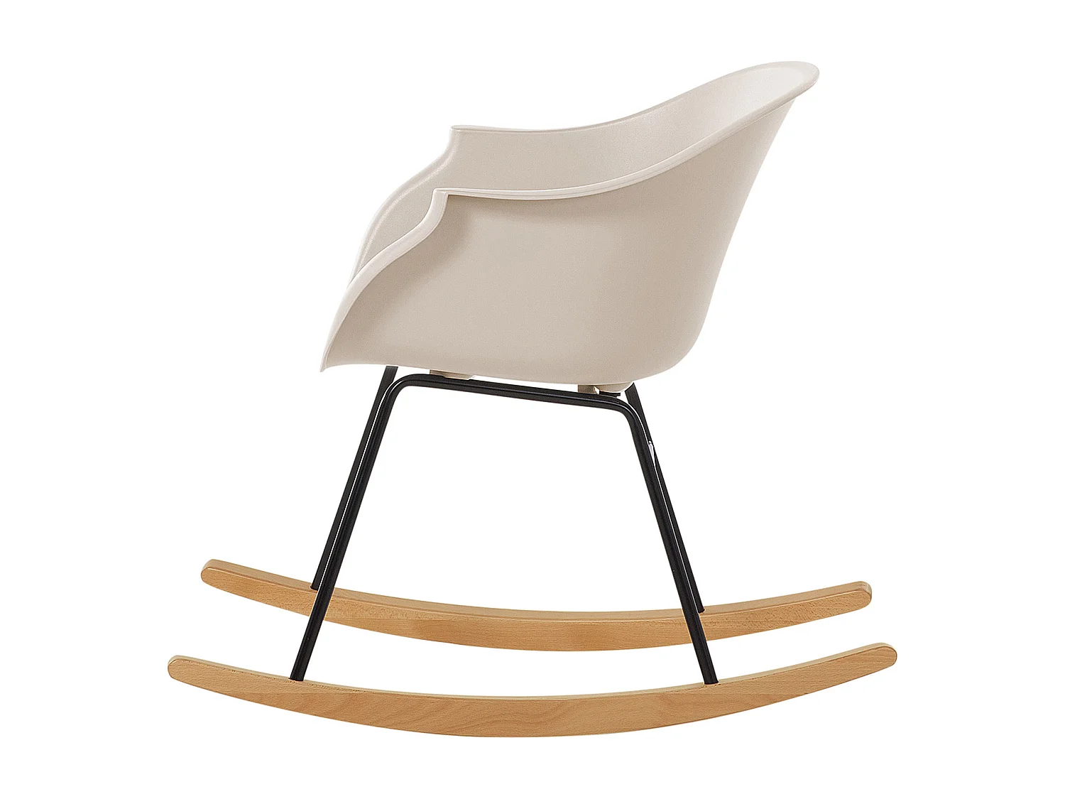 Fauteuil à bascule HARMONY Matière synthétique Beige