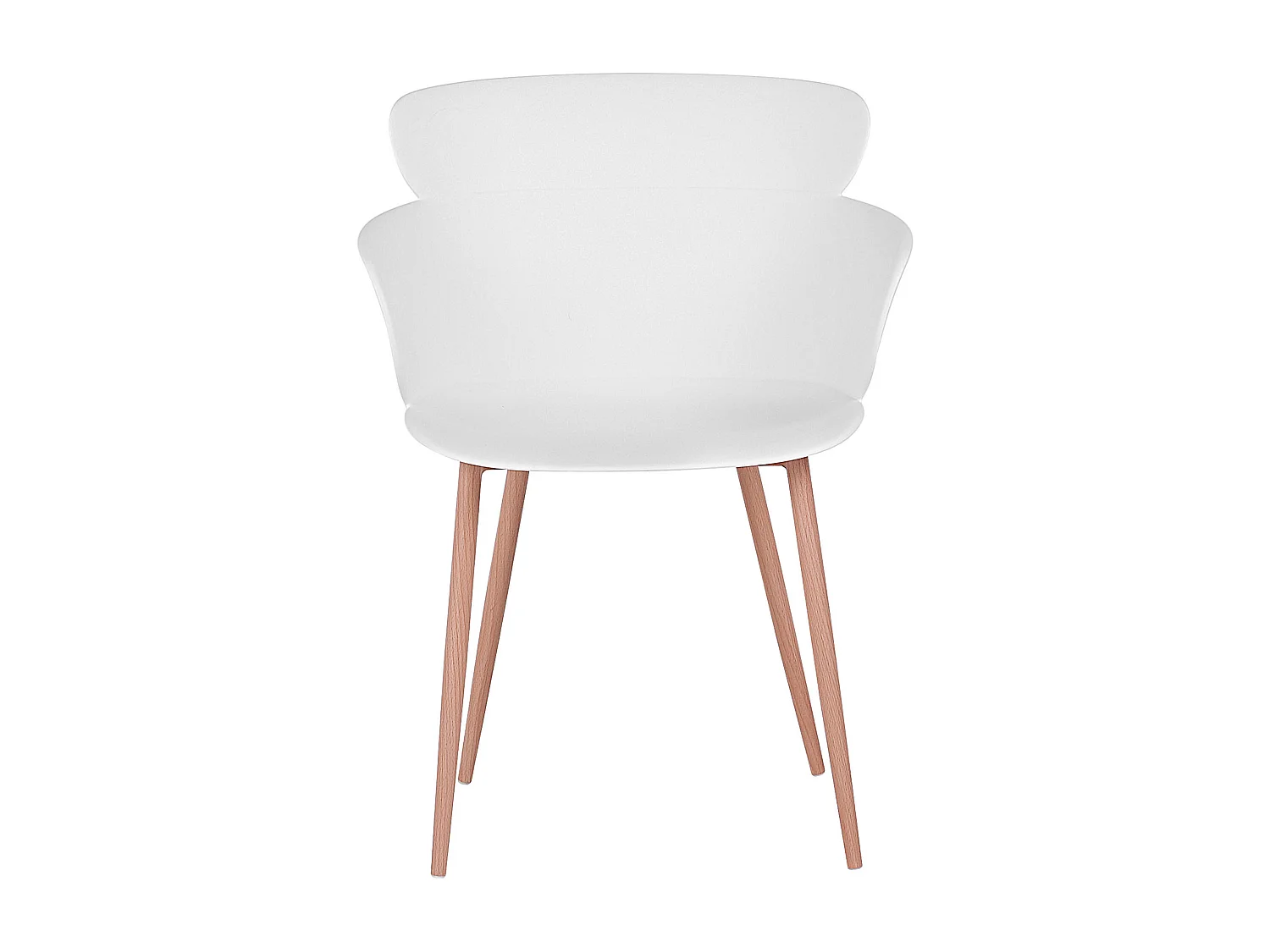 Lot de 2 chaises de salle à manger SUMKLEY Blanc