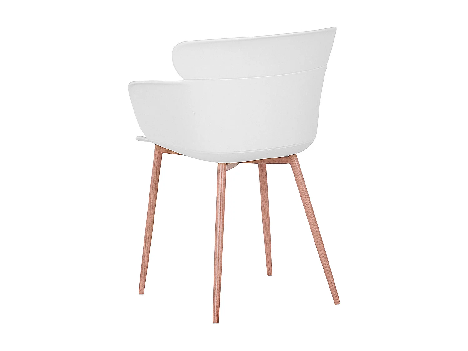 Lot de 2 chaises de salle à manger SUMKLEY Blanc