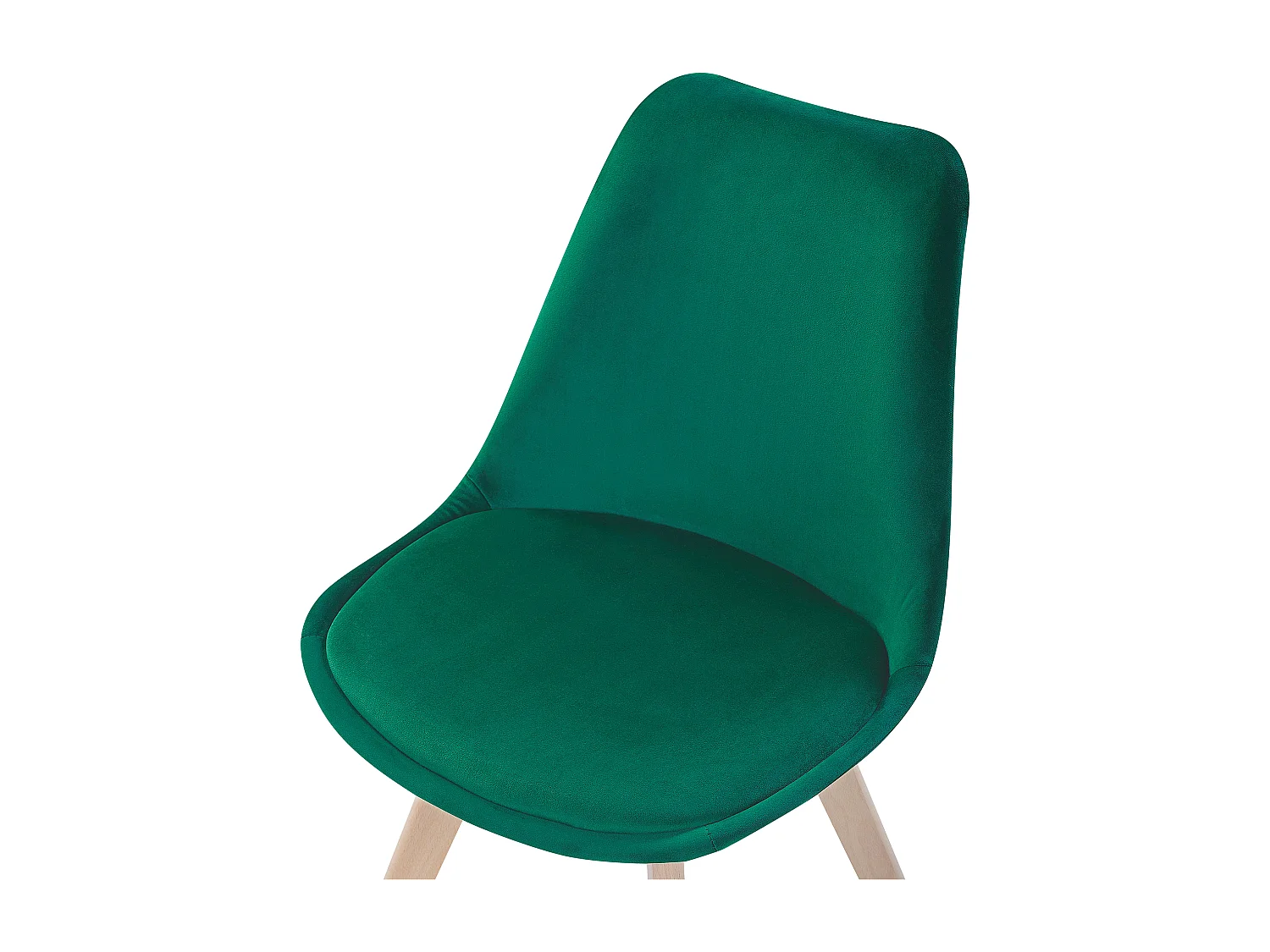 Set van 2 eetkamerstoelen DAKOTA II Fluweel Groen