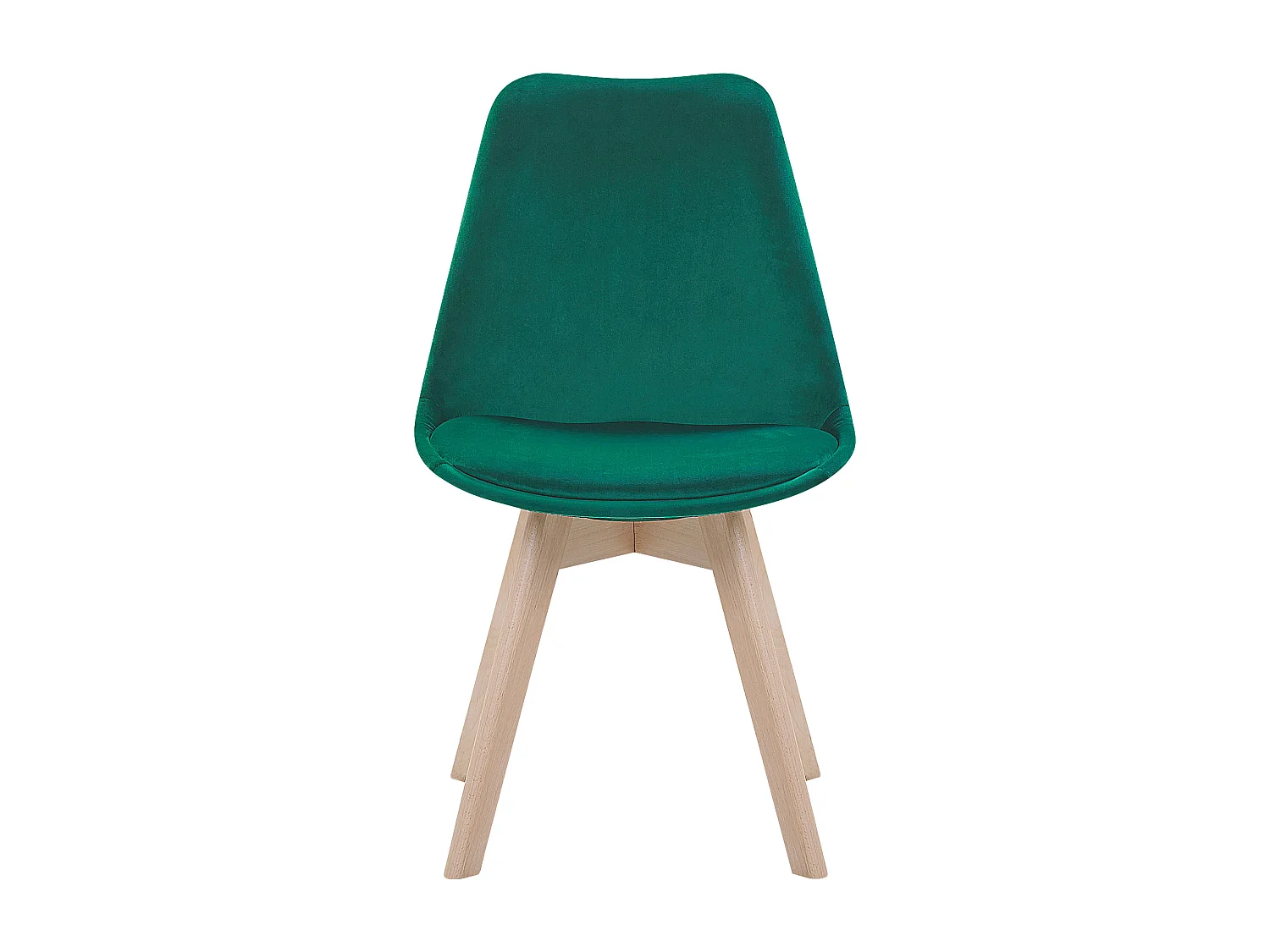 Set van 2 eetkamerstoelen DAKOTA II Fluweel Groen