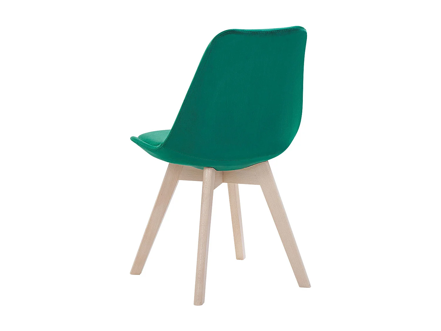 Set van 2 eetkamerstoelen DAKOTA II Fluweel Groen