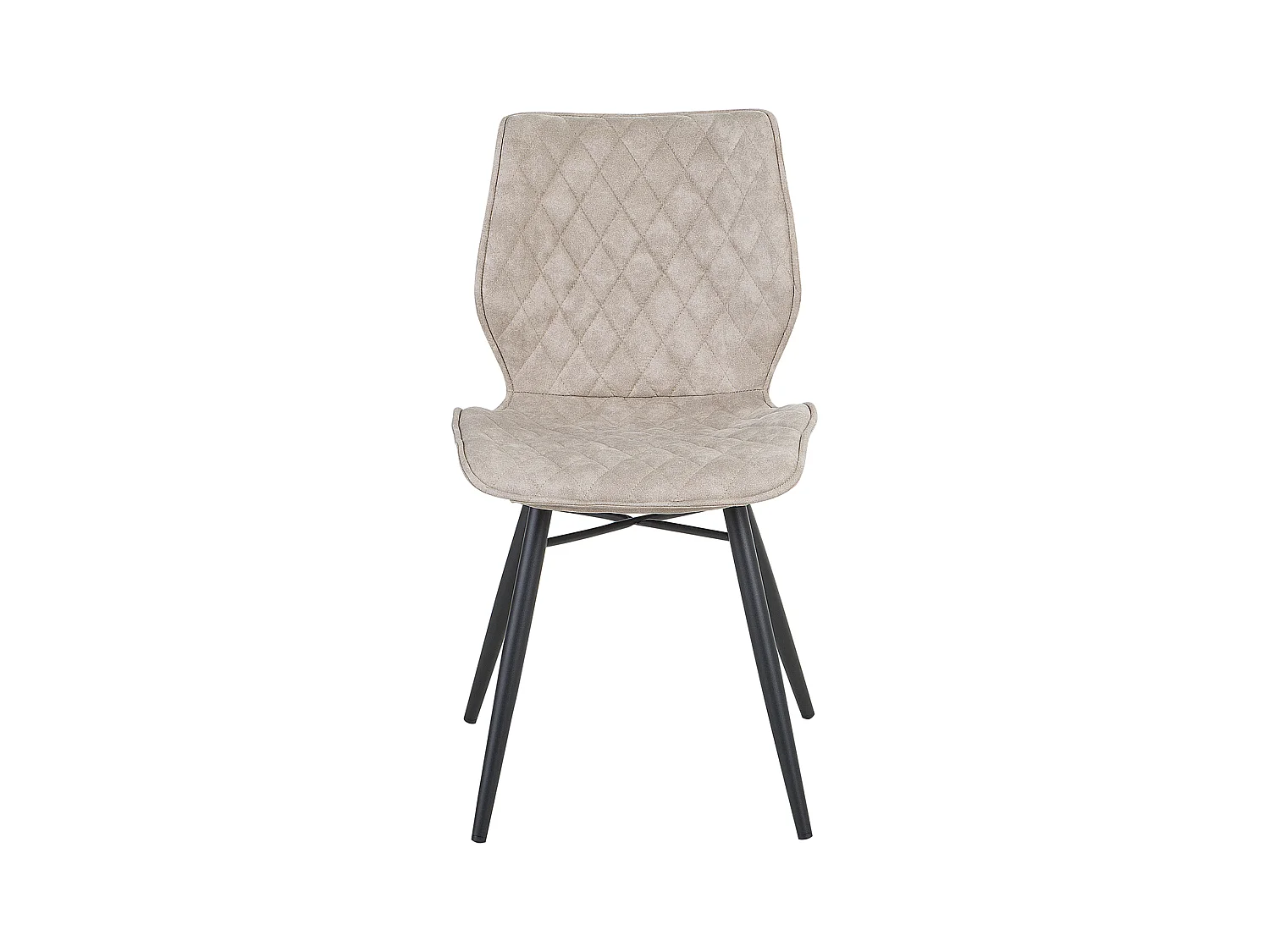 Esszimmerstuhl 2er Set in Beige moderner Polsterstuhl Lisle