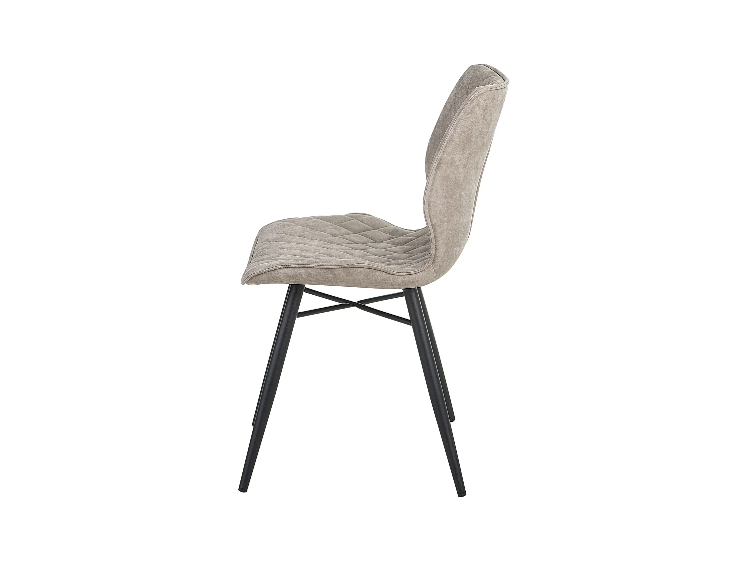 Esszimmerstuhl 2er Set in Beige moderner Polsterstuhl Lisle