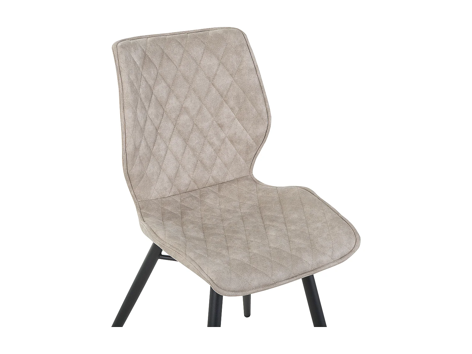 Lot de 2 chaises de salle à manger LISLE Beige