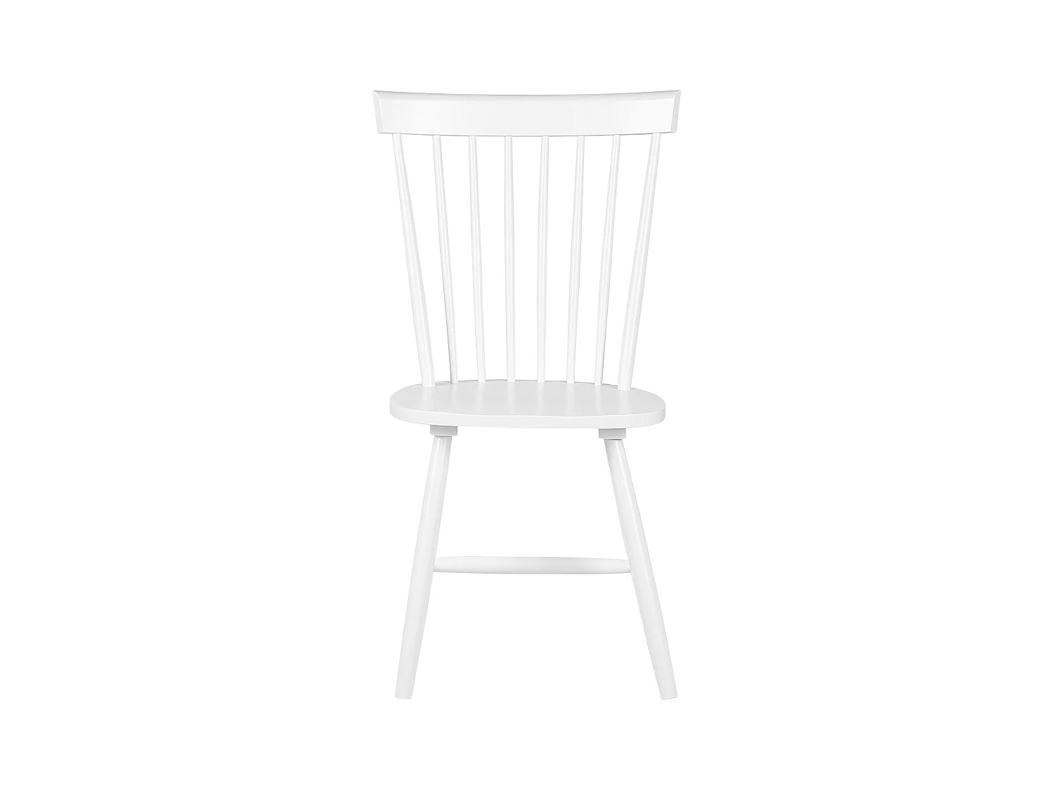 Set van 2 eetkamerstoelen BURGES Hout Wit