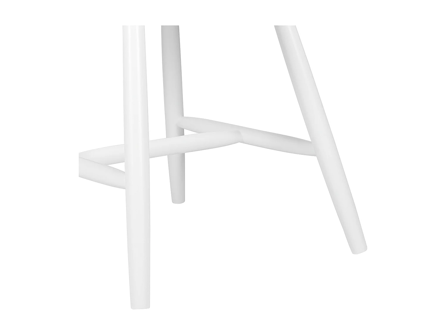 Set van 2 eetkamerstoelen BURGES Hout Wit