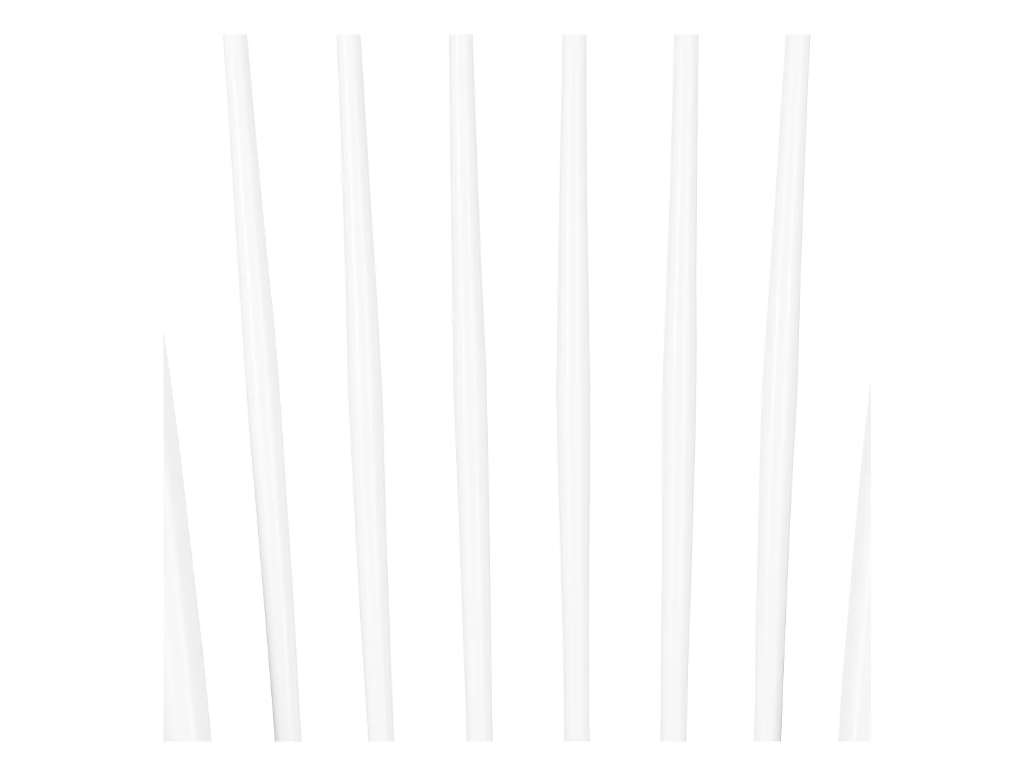 Set van 2 eetkamerstoelen BURGES Hout Wit