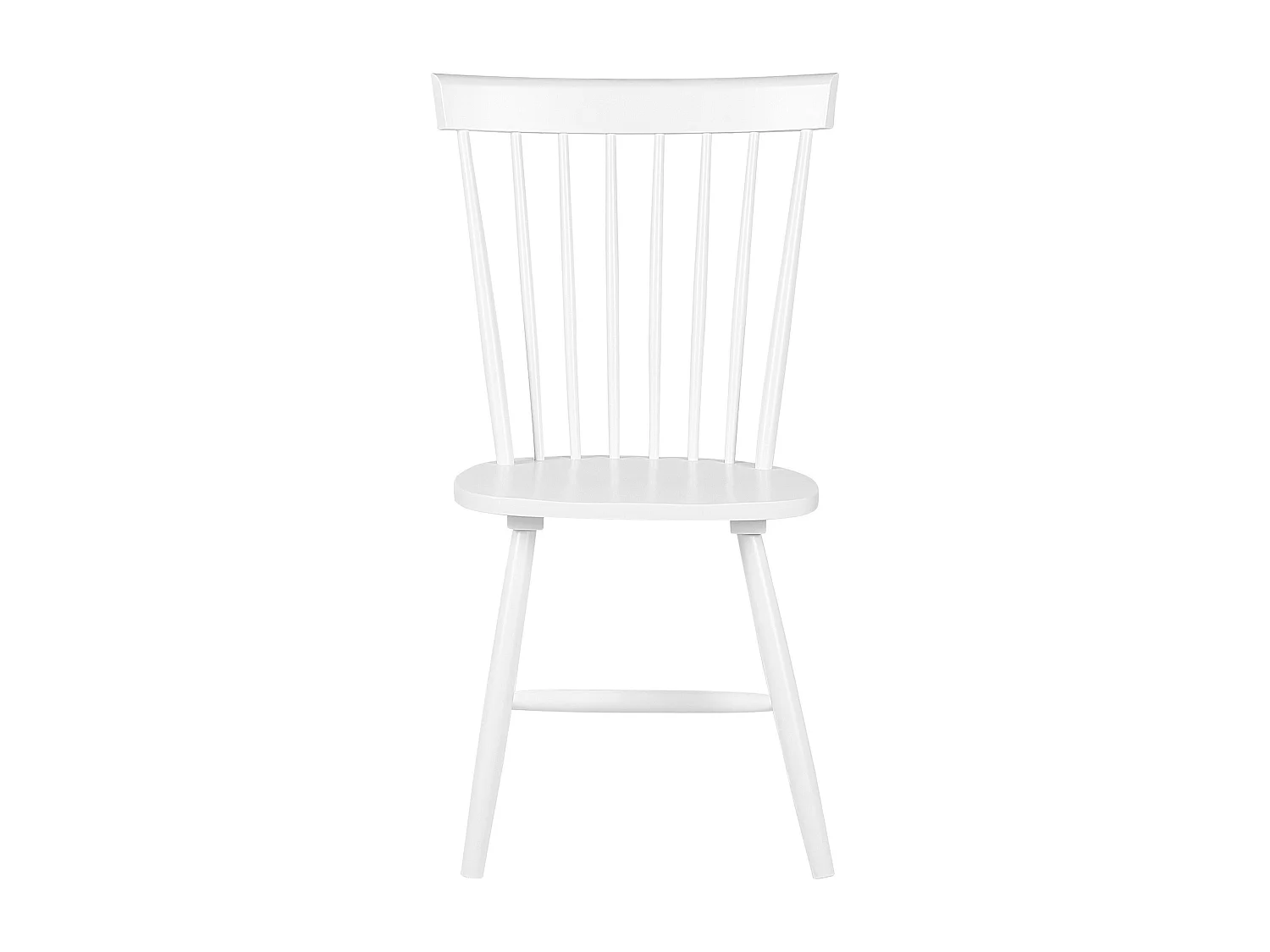 Set van 2 eetkamerstoelen BURGES Hout Wit