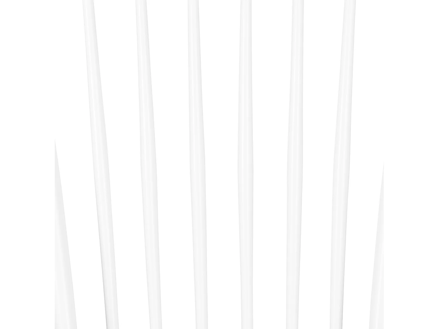 Lot de 2 chaises de salle à manger BURGES Bois Blanc