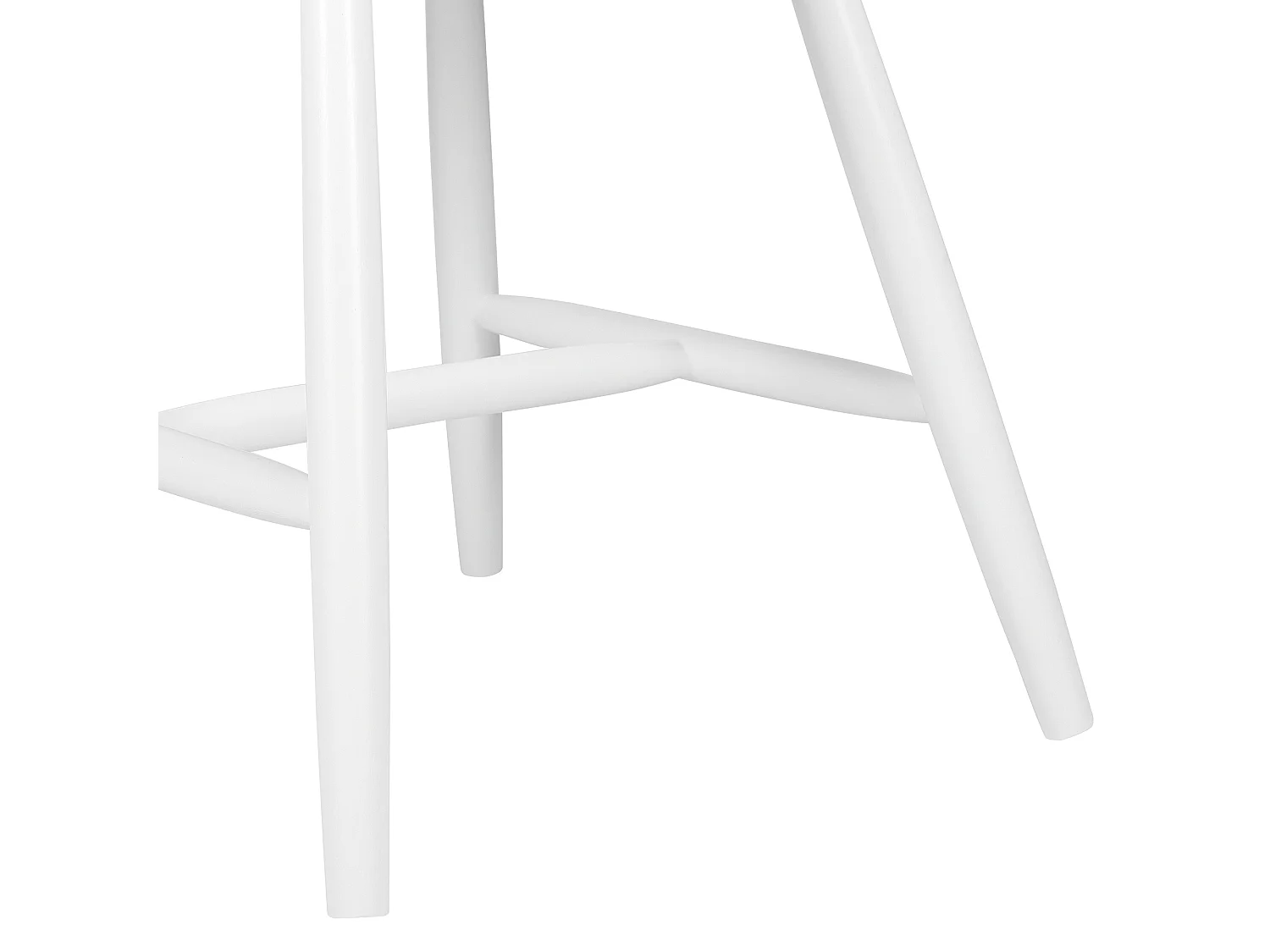Set van 2 eetkamerstoelen BURGES Hout Wit
