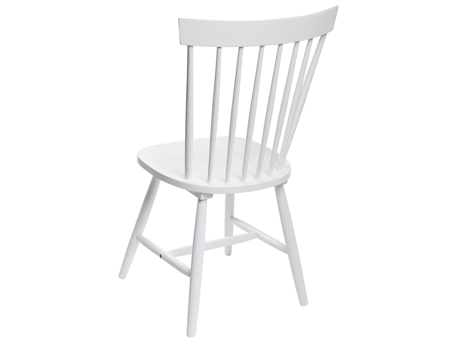 Set van 2 eetkamerstoelen BURGES Hout Wit