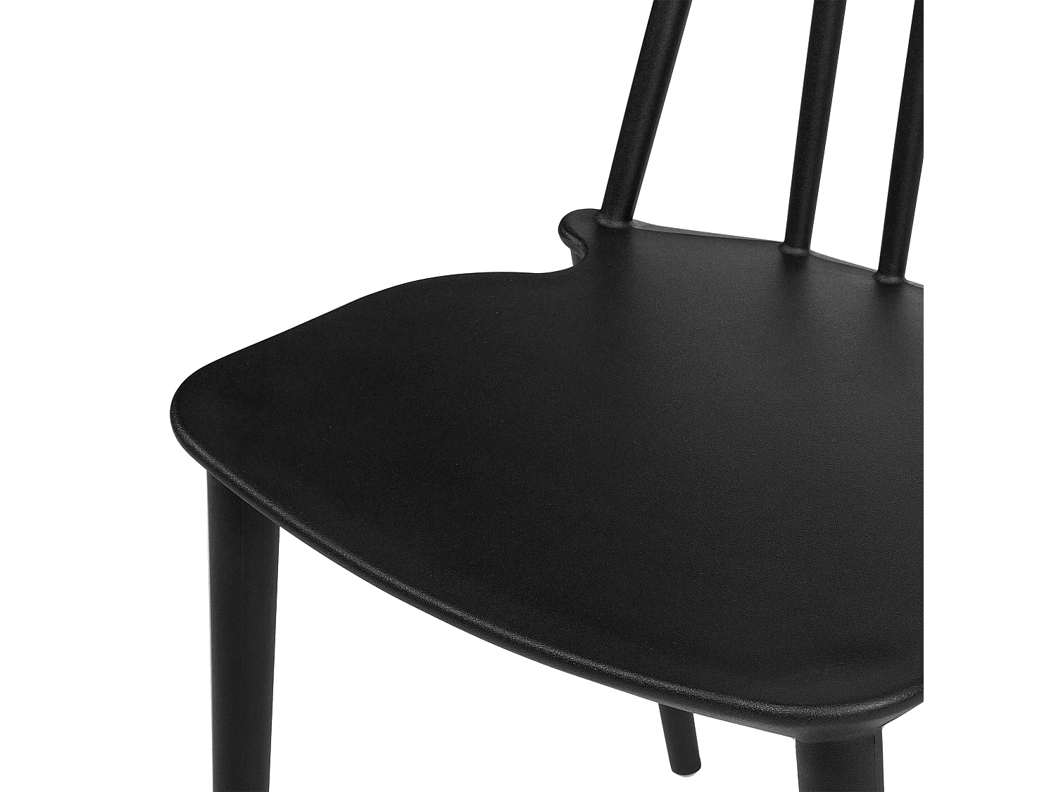 Conjunto de 2 cadeiras de jantar VENTNOR Preto