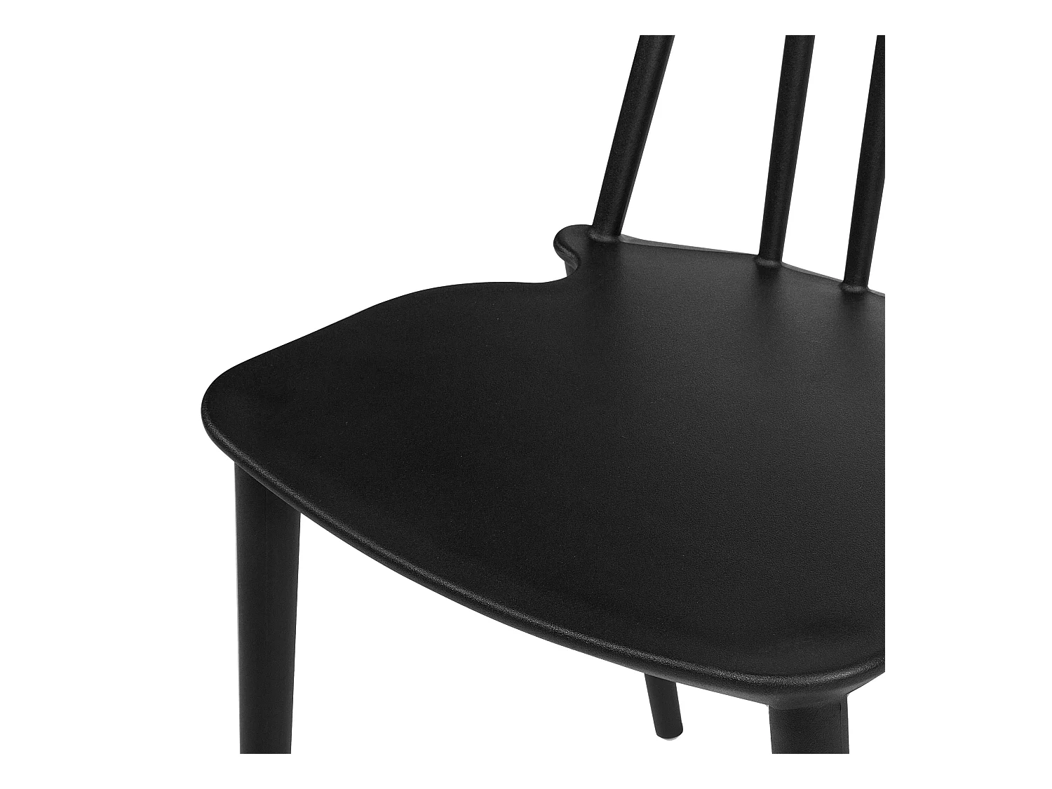 Set van 2 eetkamerstoelen VENTNOR Zwart