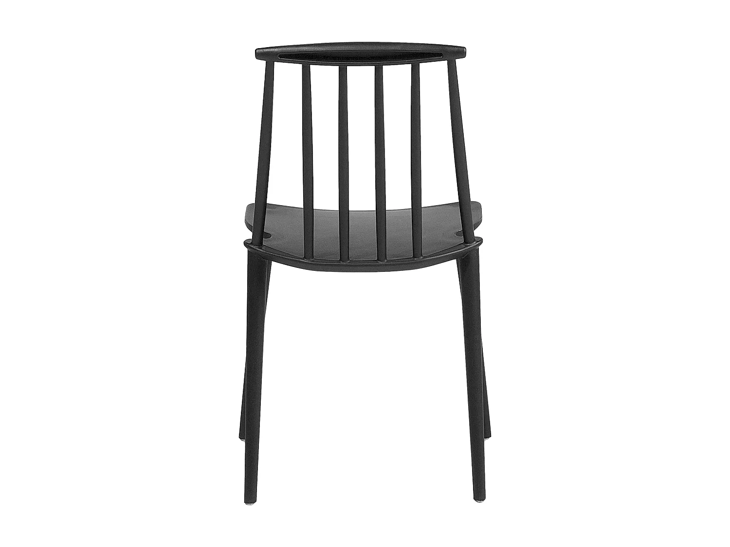 Lot de 2 chaises de salle à manger VENTNOR Noir