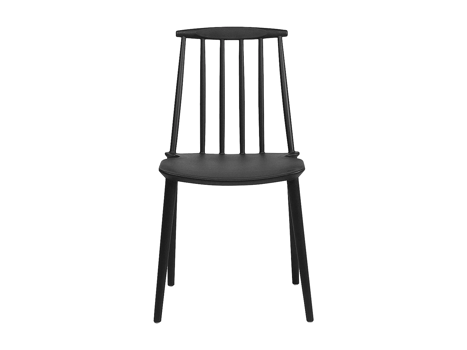 Lot de 2 chaises de salle à manger VENTNOR Noir