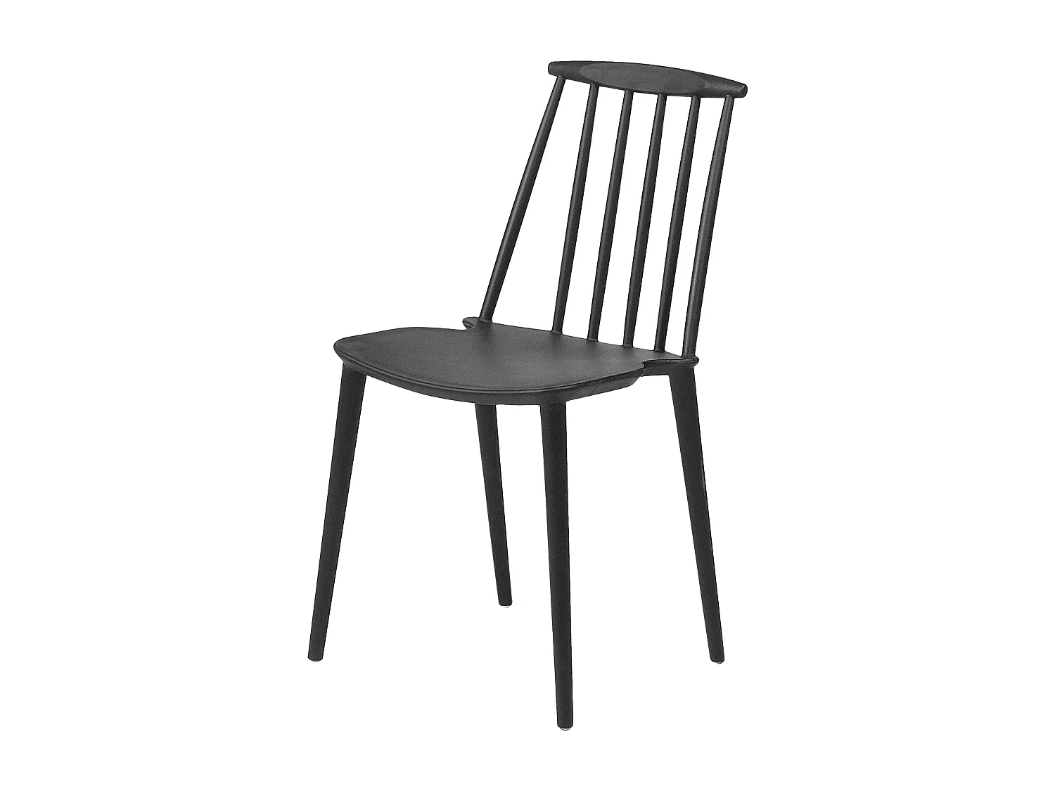 Lot de 2 chaises de salle à manger VENTNOR Noir