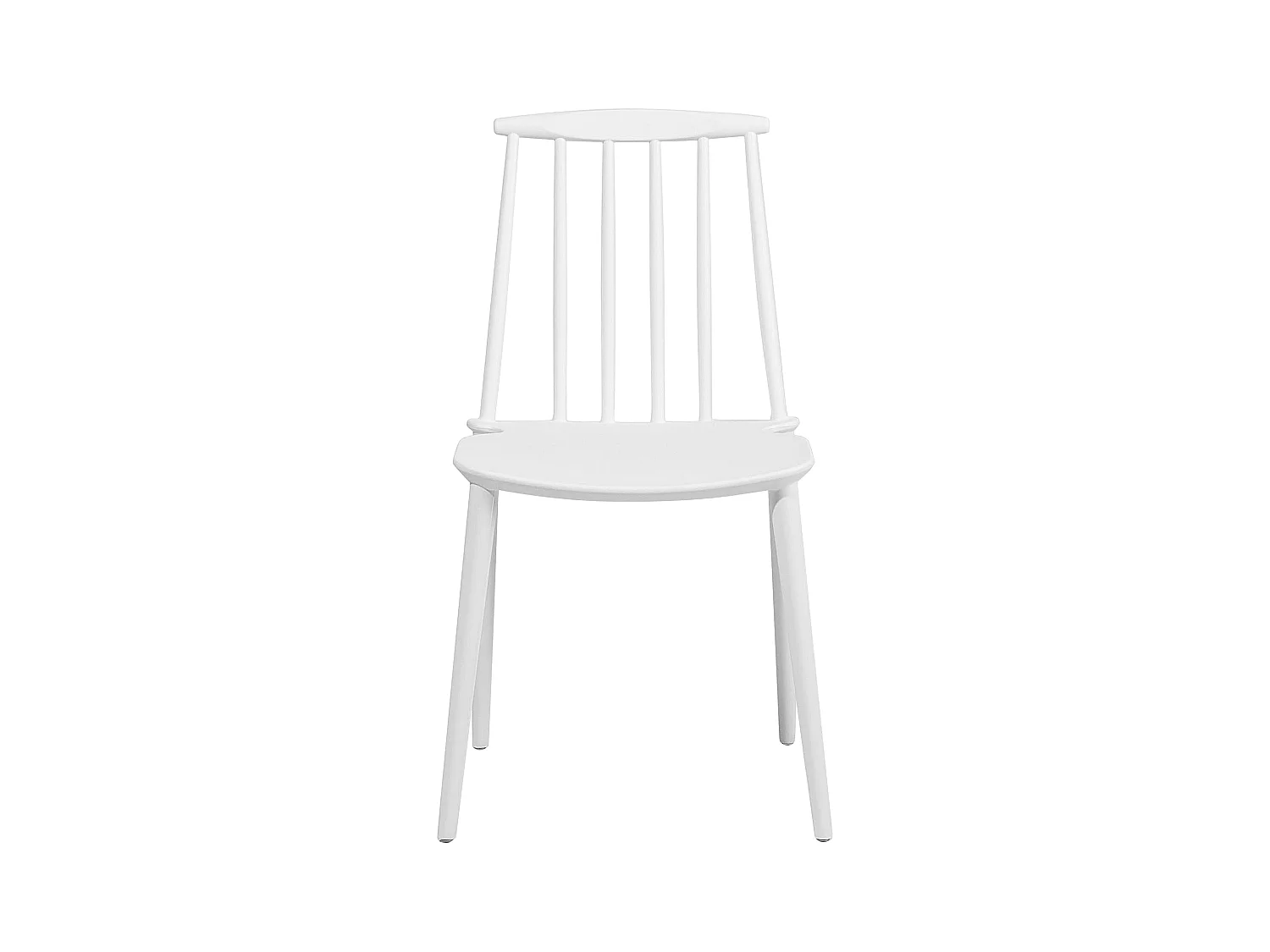 Modernes, weißes Stuhl-Set aus Kunststoff Ventnor