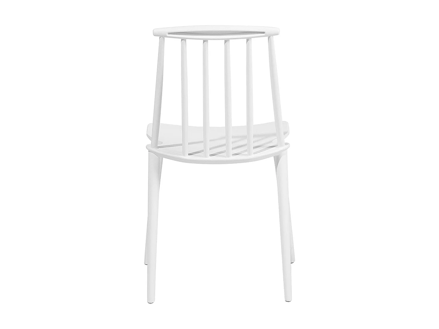 Modernes, weißes Stuhl-Set aus Kunststoff Ventnor