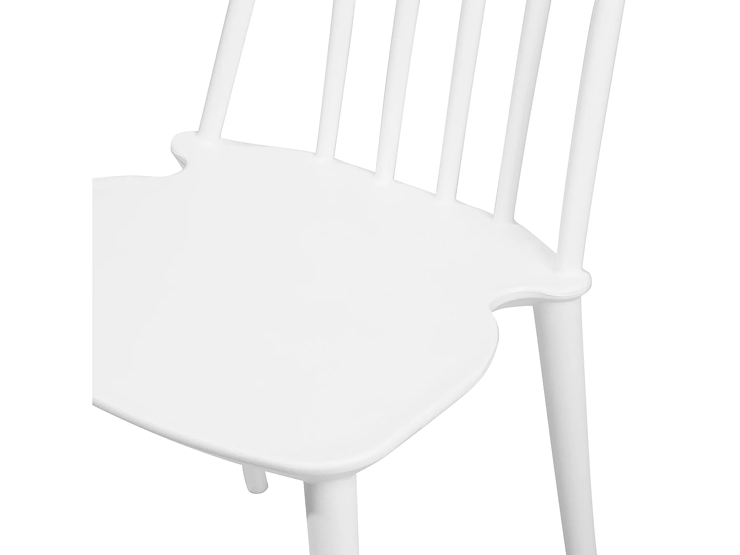 Set van 2 eetkamerstoelen VENTNOR Wit