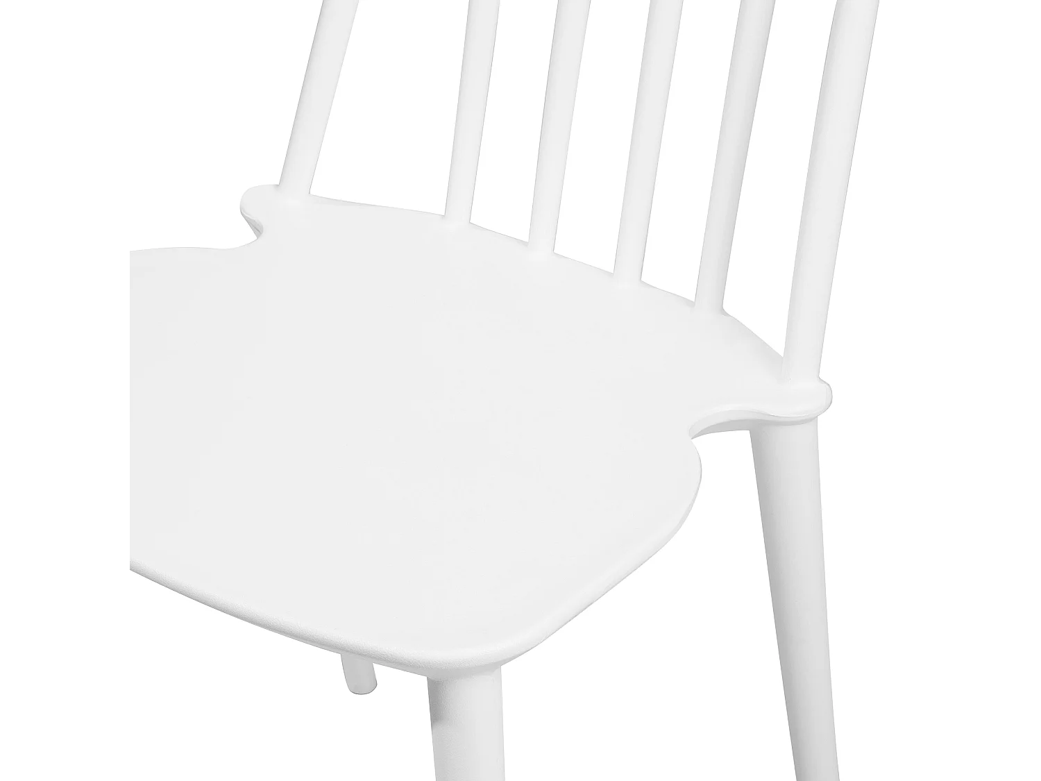 Set van 2 eetkamerstoelen VENTNOR Wit