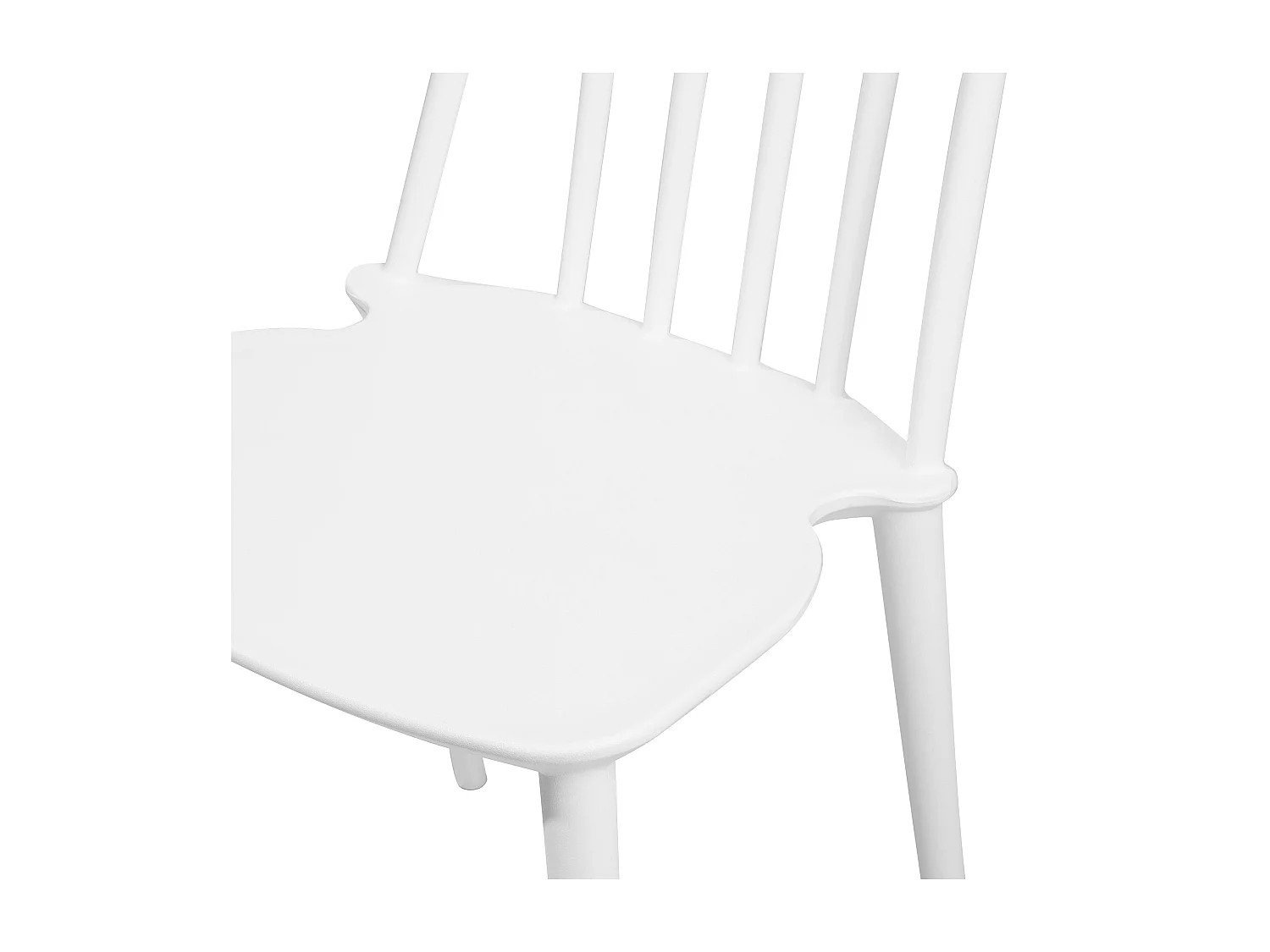 Set van 2 eetkamerstoelen VENTNOR Wit