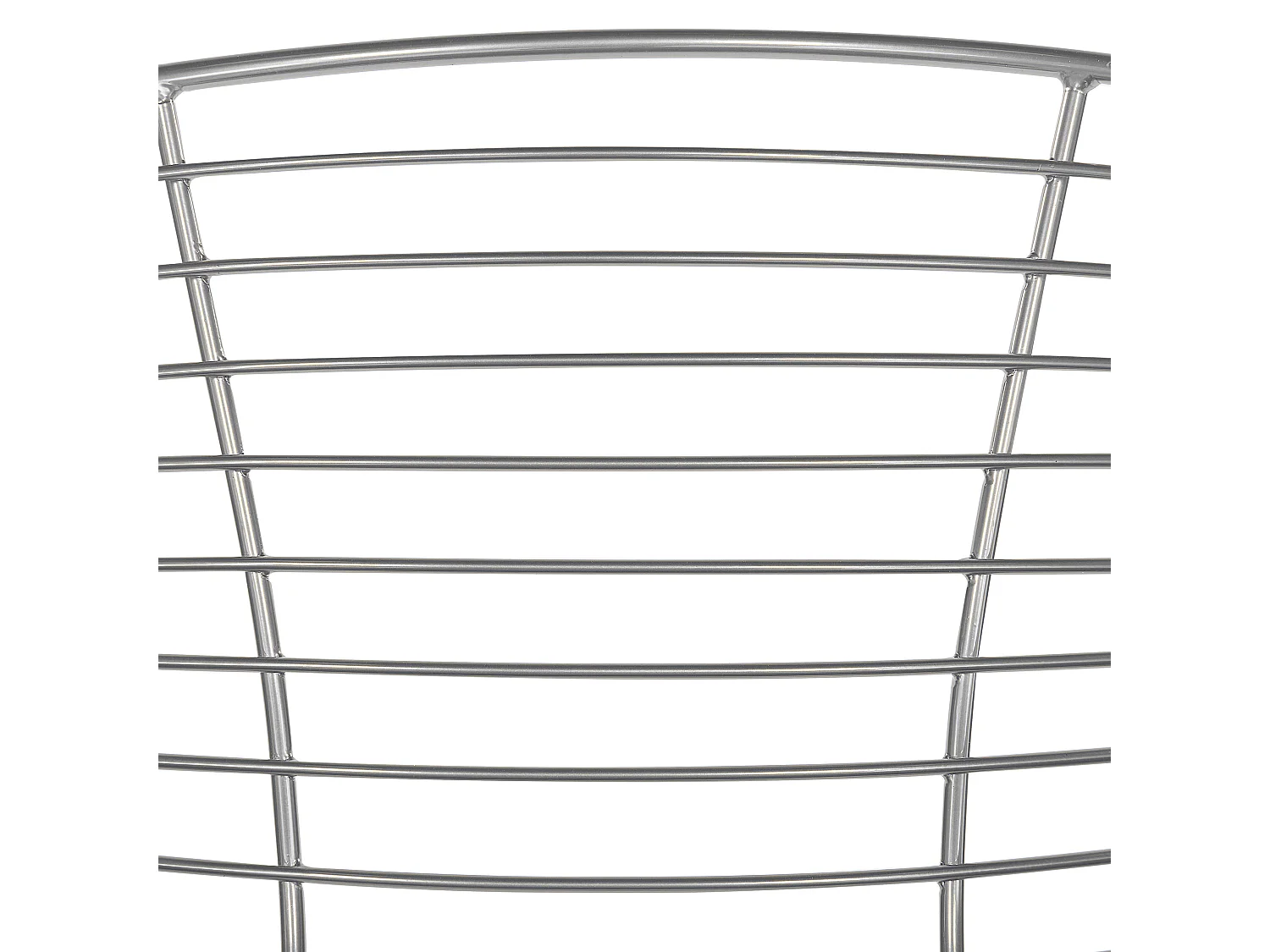 Lot de 2 chaises de salle à manger HOBACK Métal Argenté