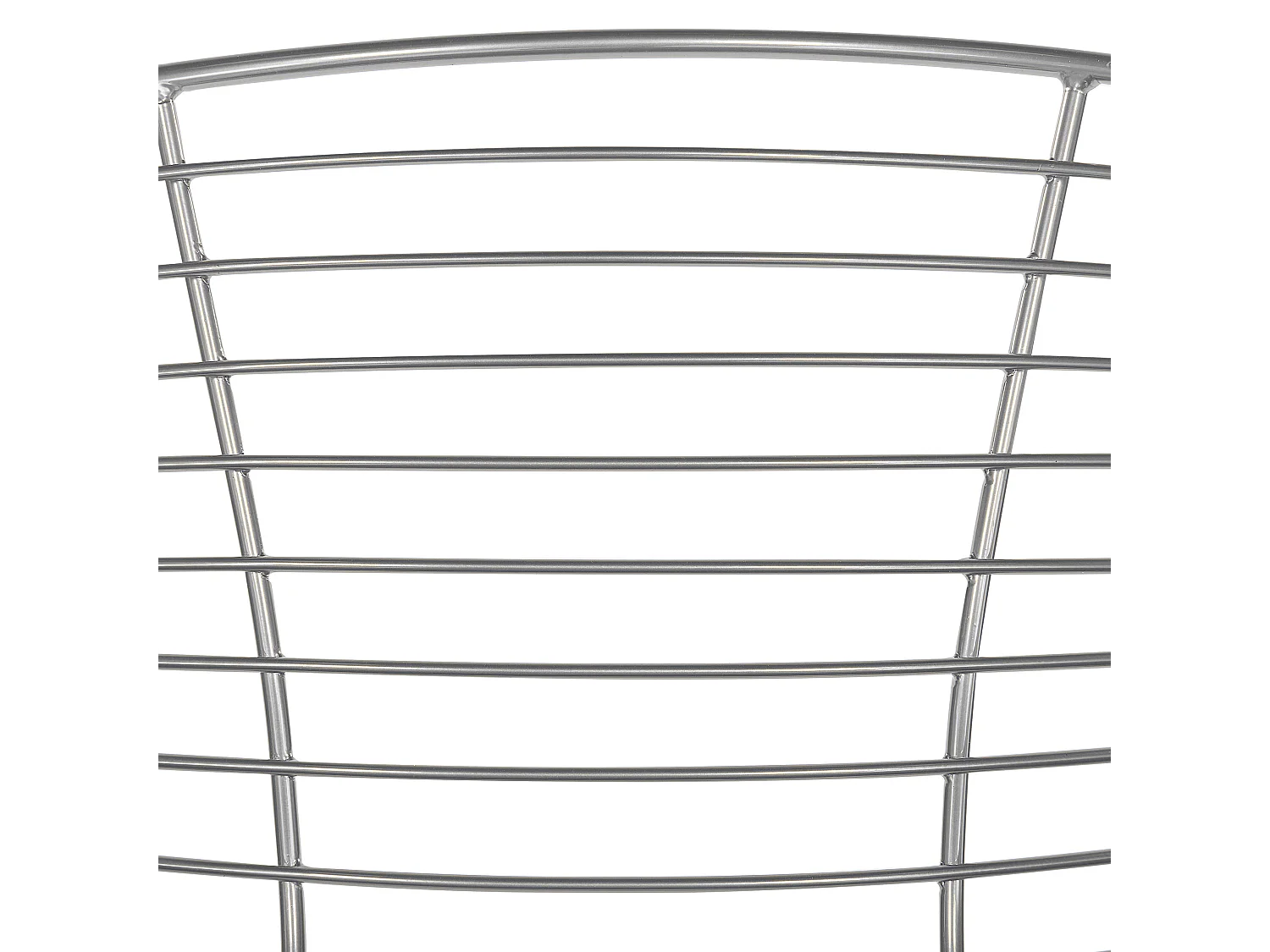 Set van 2 eetkamerstoelen HOBACK Metaal Zilver