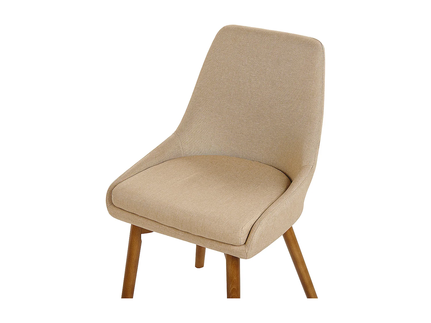Set van 2 eetkamerstoelen MELFORT Zandbeige