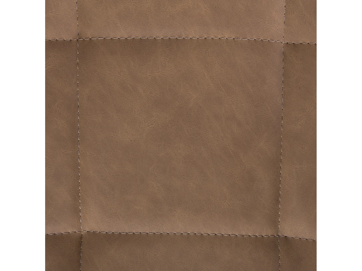 Lot de 2 chaises de salle à manger MELROSE II Cuir PU Marron doré