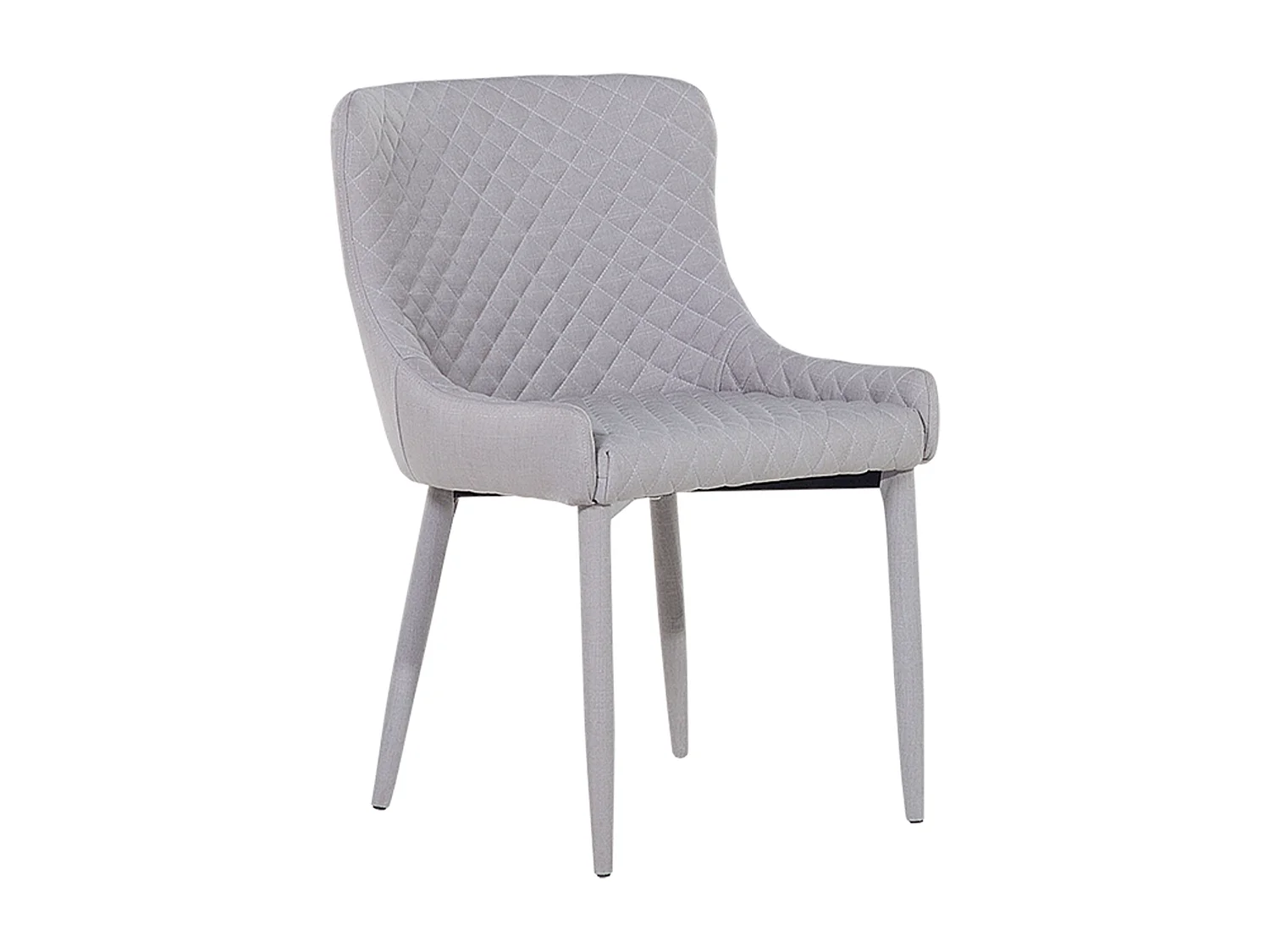 Lot de 2 chaises de salle à manger SOLANO Gris clair
