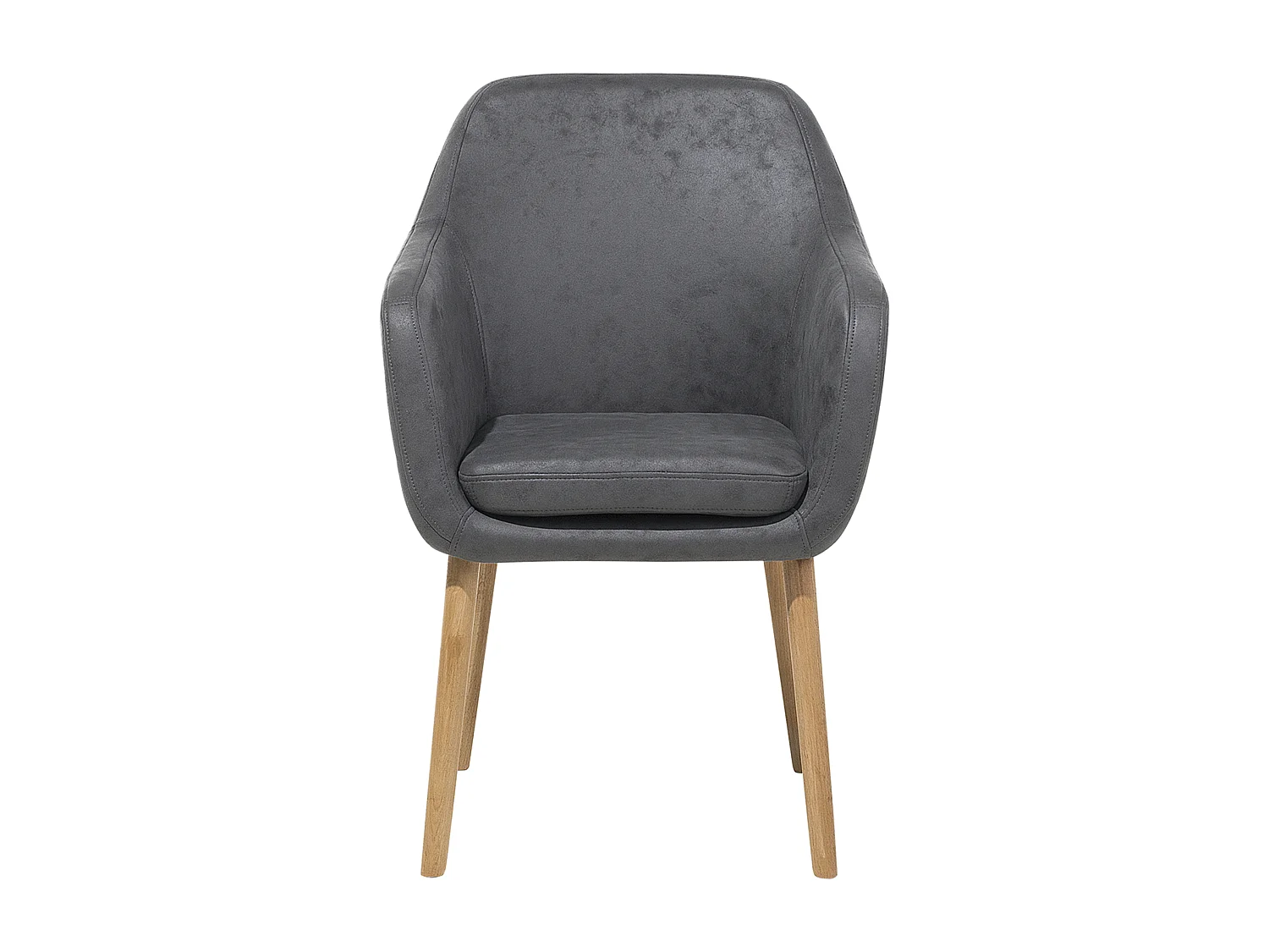 Chaise de salle à manger YORKVILLE Cuir PU Gris