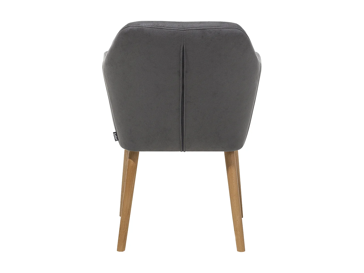 Cadeira de jantar YORKVILLE Pele sintética Cinzento