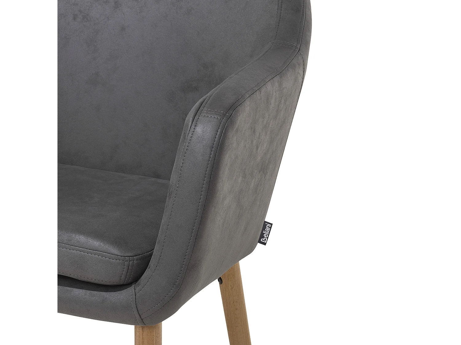 Chaise de salle à manger YORKVILLE Cuir PU Gris