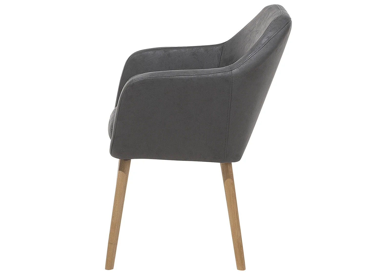 Chaise de salle à manger YORKVILLE Cuir PU Gris