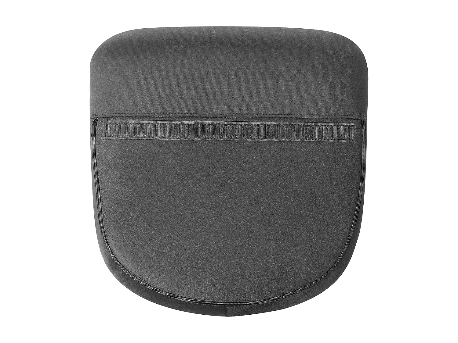 Stilvolles Schaukelsessel mit samtigem Polsterbezug schwarz Ellan