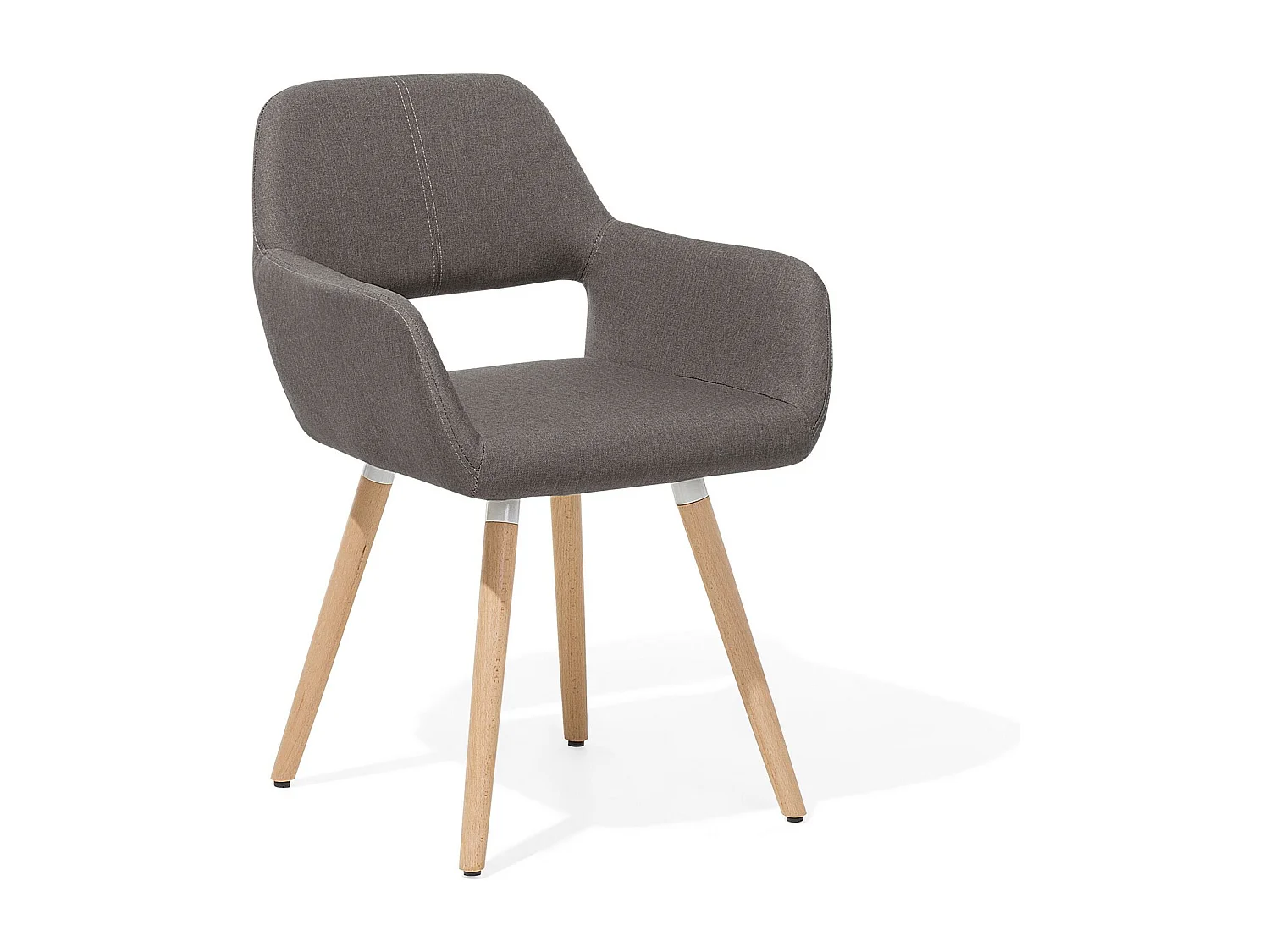 Lot de 2 chaises de salle à manger CHICAGO Taupe