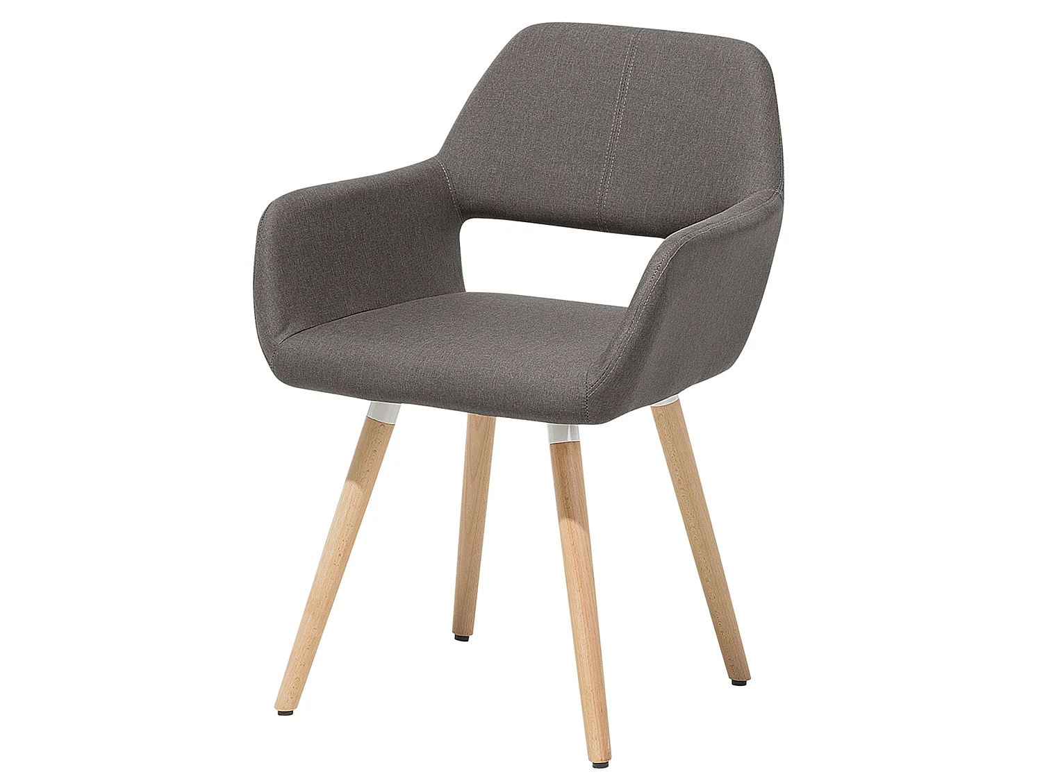 Set van 2 eetkamerstoelen CHICAGO Taupe