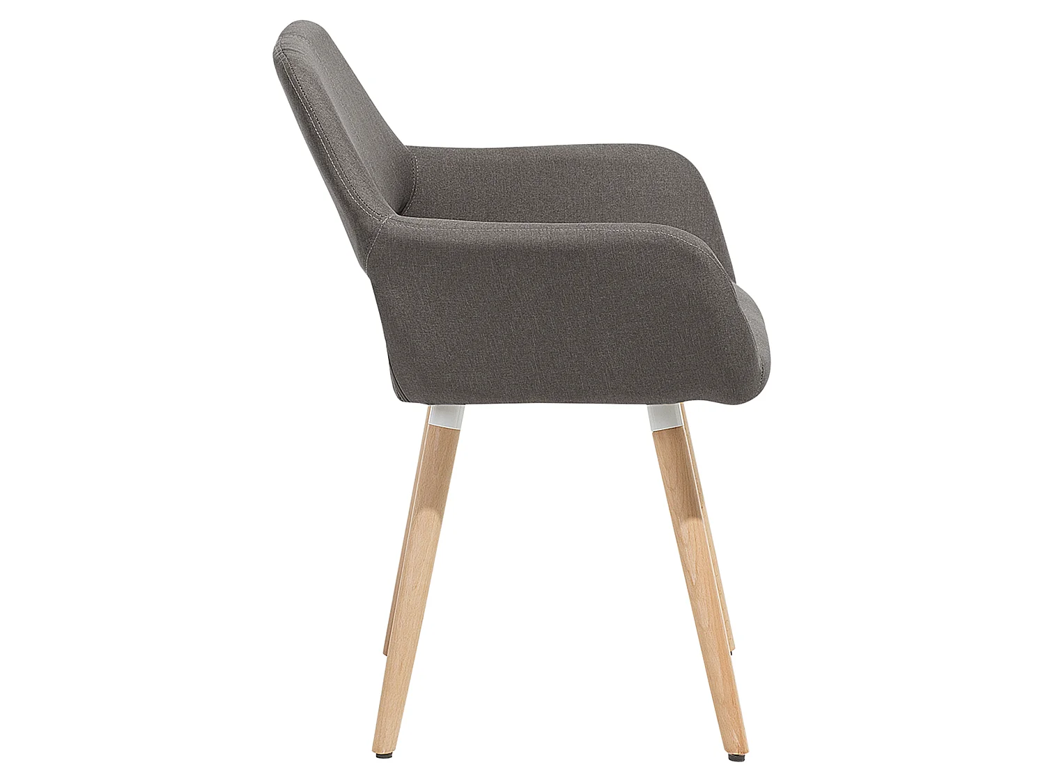 Set van 2 eetkamerstoelen CHICAGO Taupe