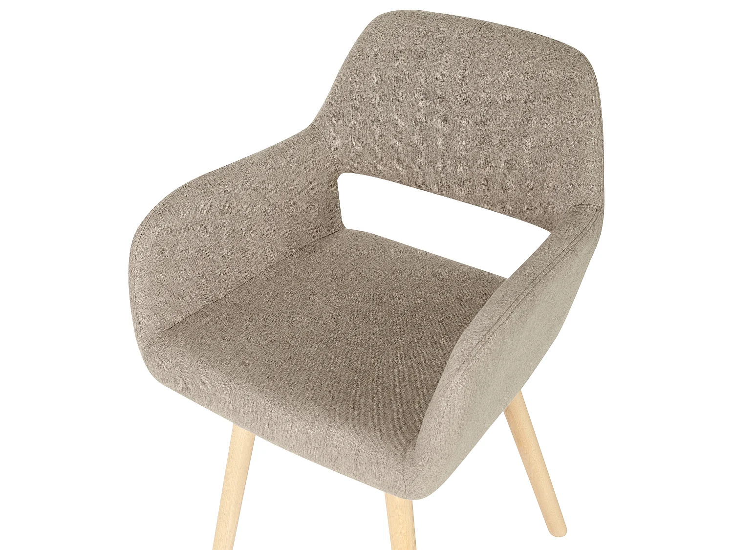 Esszimmerstuhl 2er Set CHICAGO Taupe